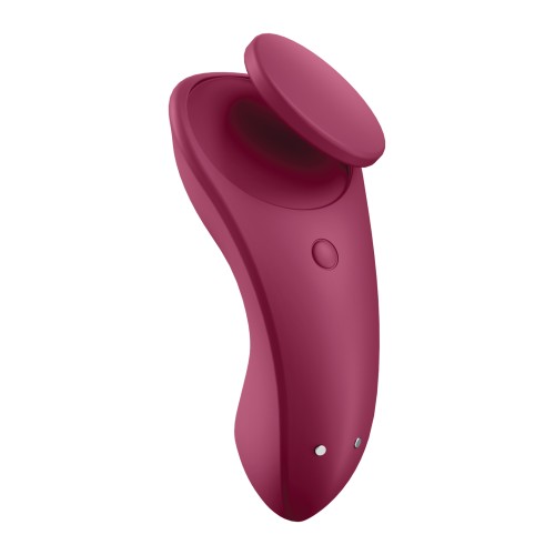 Satisfyer Sexy Secret Panty Vibrator Red Wine