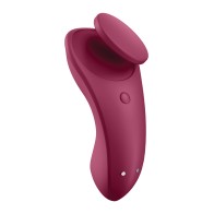 Vibrador de Panty Satisfyer Sexy Secret Vino Rojo