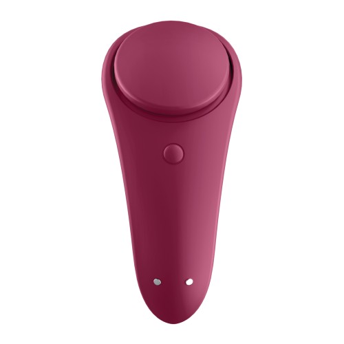 Vibrador de Panty Satisfyer Sexy Secret Vino Rojo