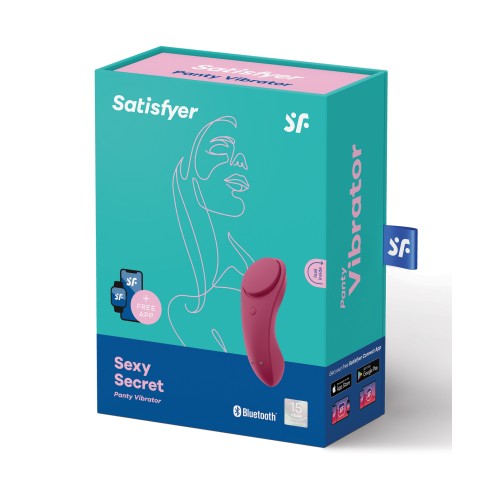 Vibrador de Panty Satisfyer Sexy Secret Vino Rojo