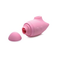 Inmi Shegasm Kitty Licker Triple Clit Stimulator - Pink