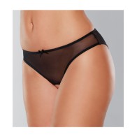 Adore Wild Nite Open Back Panty Black