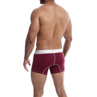 Male Basics Performance Boxer Burgundy SM