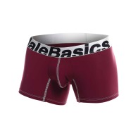 Male Basics Performance Boxer Burgundy SM