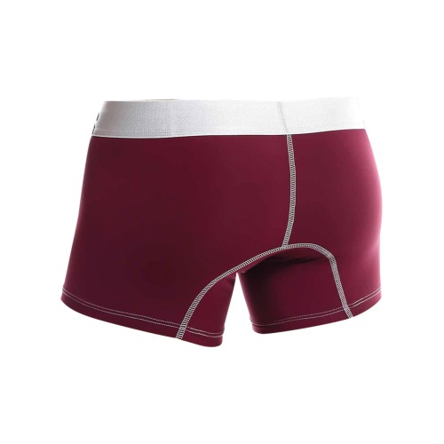 Male Basics Performance Boxer Burgundy SM