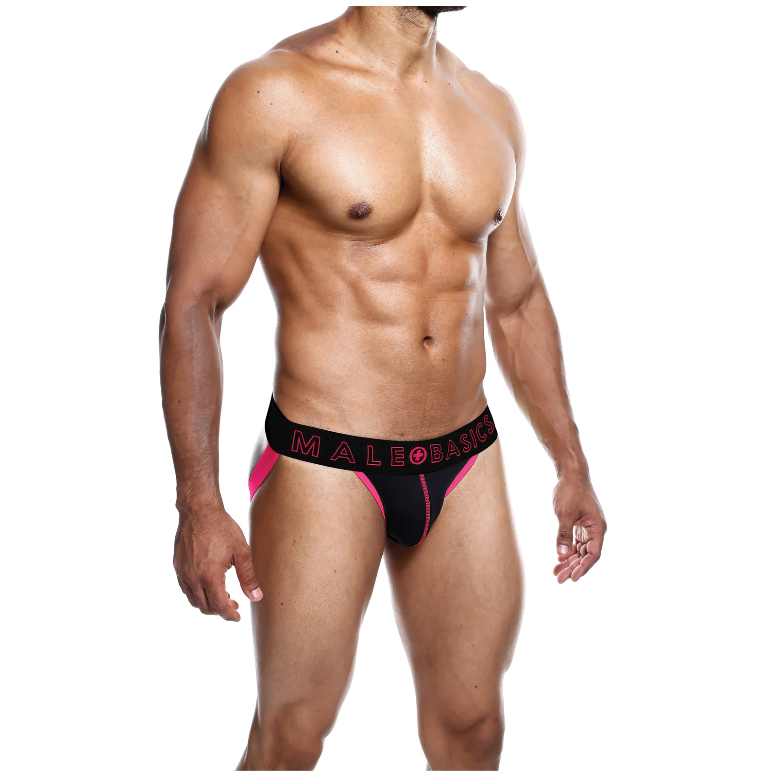 Male Basics Neon Jockstrap Coral SM for Men