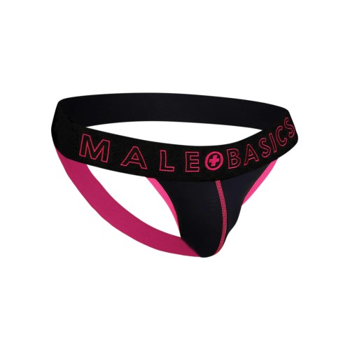 Male Basics Neon Jockstrap Coral SM for Men