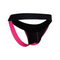 Jockstrap Neón Coral SM para Hombre de Male Basics