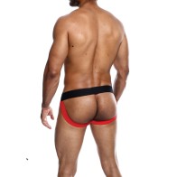 Male Basics Neon Red Jockstrap for Ultimate Comfort and Style