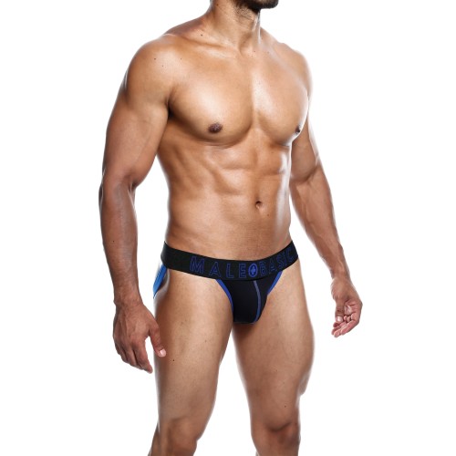 Male Basics Neon Jockstrap Royal Large