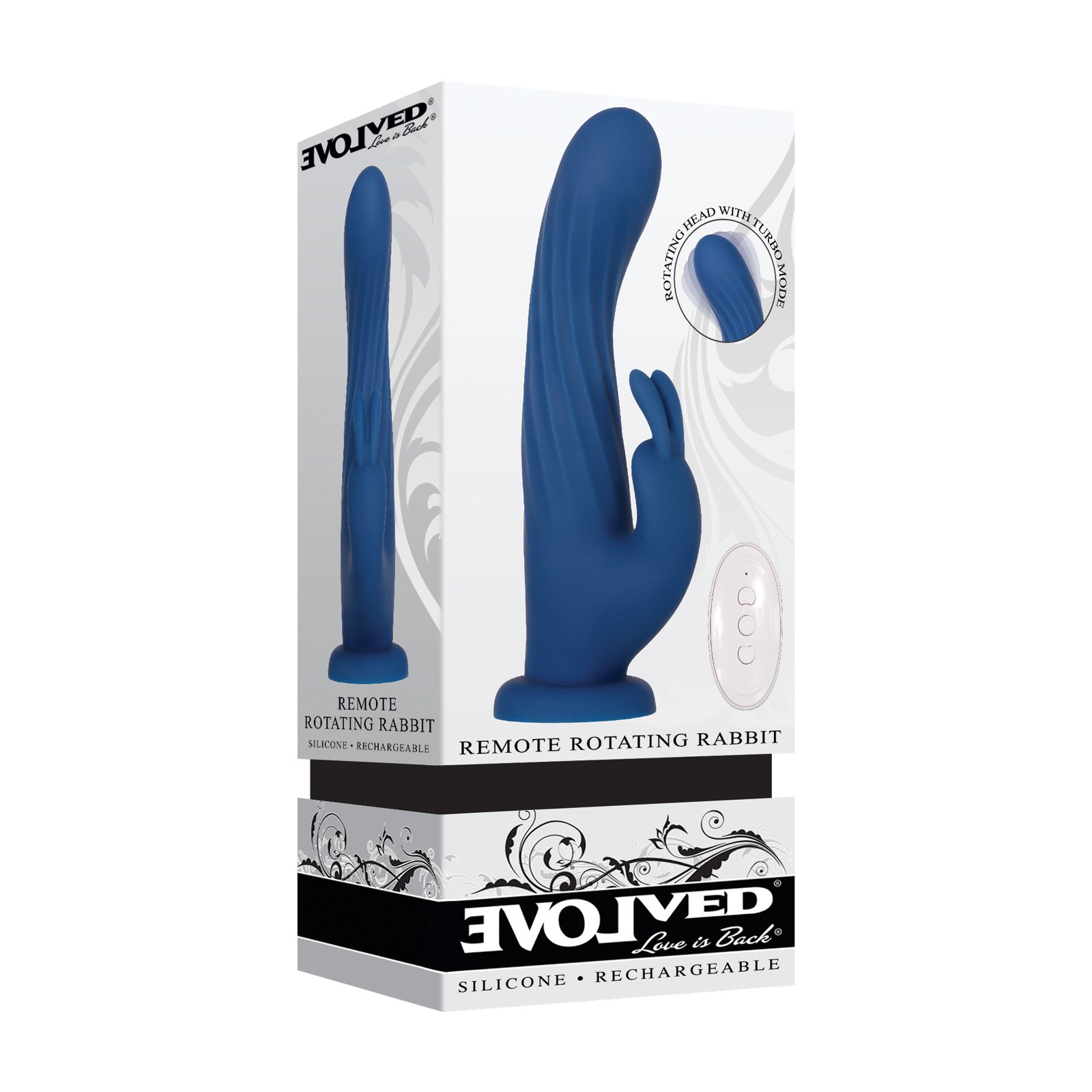 Conejito Rotatorio Control Remoto Evolved Azul para Placer Total