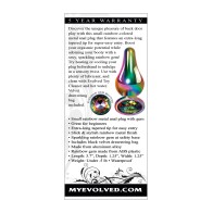 Evolved Rainbow Metal Plug for Playful Exploration