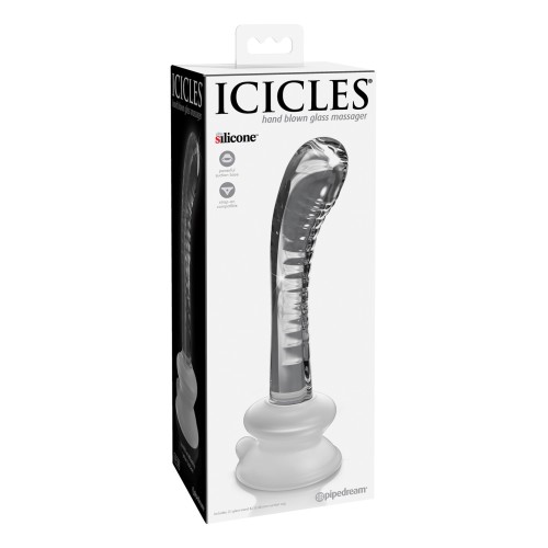 Masajeador de Vidrio Icicles No. 88 para Punto G