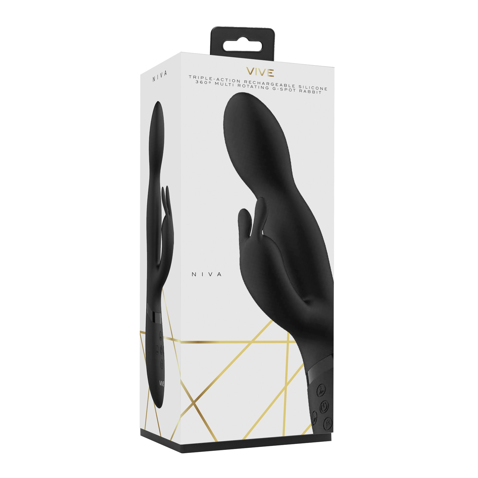 Shots Vive Niva Rotating Rabbit Black