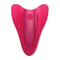 Satisfyer High Fly Finger Vibrator Red