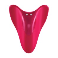 Satisfyer High Fly Finger Vibrator Red