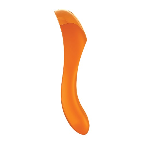 Satisfyer Candy Cane Finger Vibrator Orange