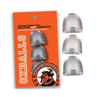 Oxballs Cocksheath Inserts Ajustables Paquete de 3 Transparentes