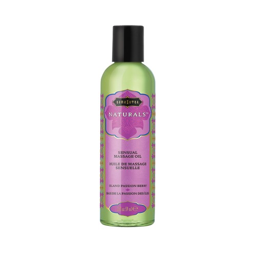 Kama Sutra Naturals Massage Oil - Island Passion Berry Scent