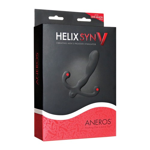 Aneros Vibrating Helix Syn V Prostate Massager Black