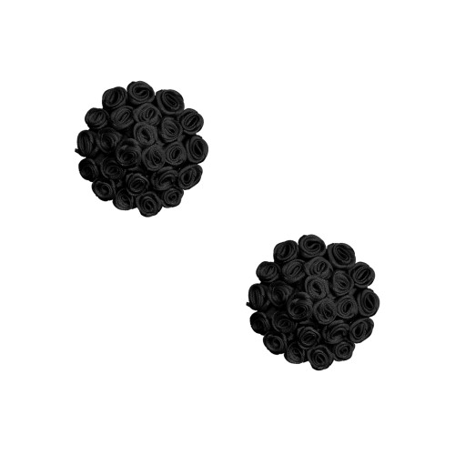 Neva Nude Burlesque Nightfall Roses Pasties Black