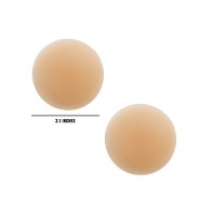 Neva Nude Naked Invisible Silicone Pasties - Nude O/S