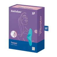 Satisfyer Teaser Finger Vibrator - Light Blue