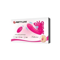 Pretty Love Katherine - Wearable Butterfly Vibrator Fuchsia