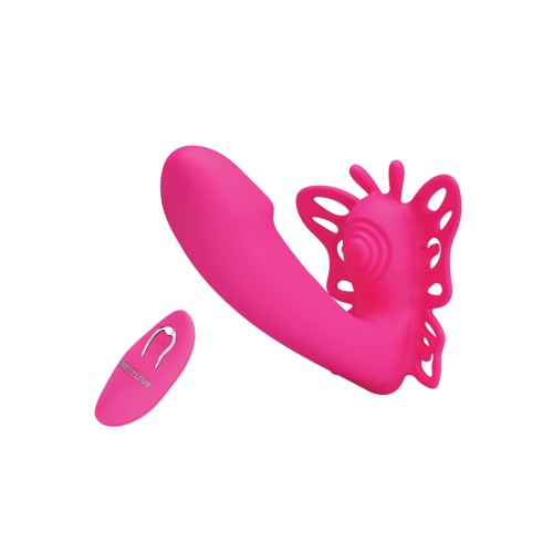 Pretty Love Katherine - Wearable Butterfly Vibrator Fuchsia