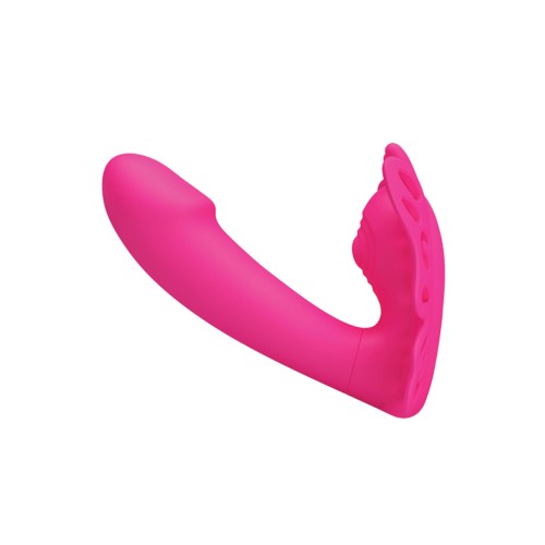 Pretty Love Katherine - Wearable Butterfly Vibrator Fuchsia