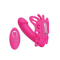 Pretty Love Katherine - Wearable Butterfly Vibrator Fuchsia