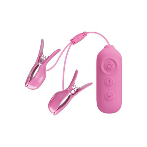 Vibrating Nipple Clip - Pretty Love Romantic Wave II