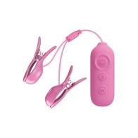 Vibrating Nipple Clip - Pretty Love Romantic Wave II