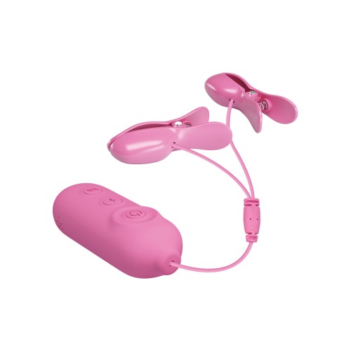 Vibrating Nipple Clip - Pretty Love Romantic Wave II