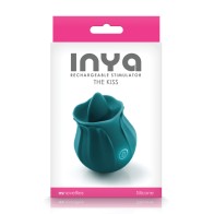 INYA The Kiss Rechargeable Clitoral Vibe - Dark Teal