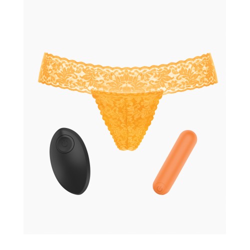 Love to Love Secret Panty Vibe 2 Neon Orange for Discreet Pleasure