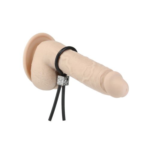 Lux Active Tether Adjustable Cock Tie Black