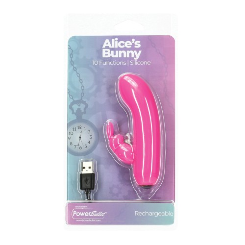 Alice's Bunny Rechargeable Bullet for Versatile Pleasure