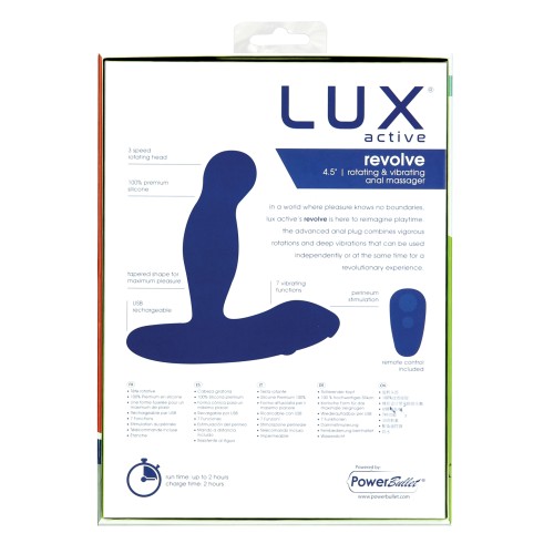 Lux Active Revolve 4.5 Rotating and Vibrating Anal Massager