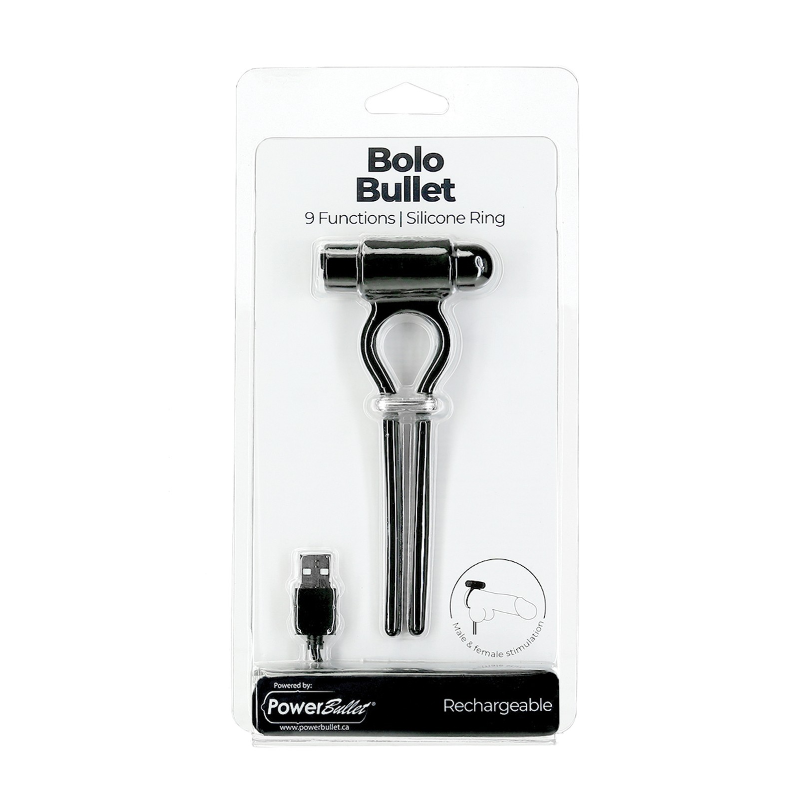 Bolo Bullet Adjustable Vibrating Cock Tie - Versatile Pleasure