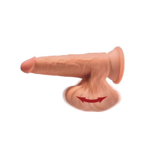 King Cock Plus 7 Inch Triple Density Cock with Swinging Balls