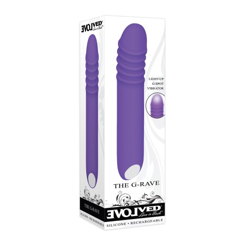 Vibrador Evolved Iluminado G-Rave para Juegos Emocionantes