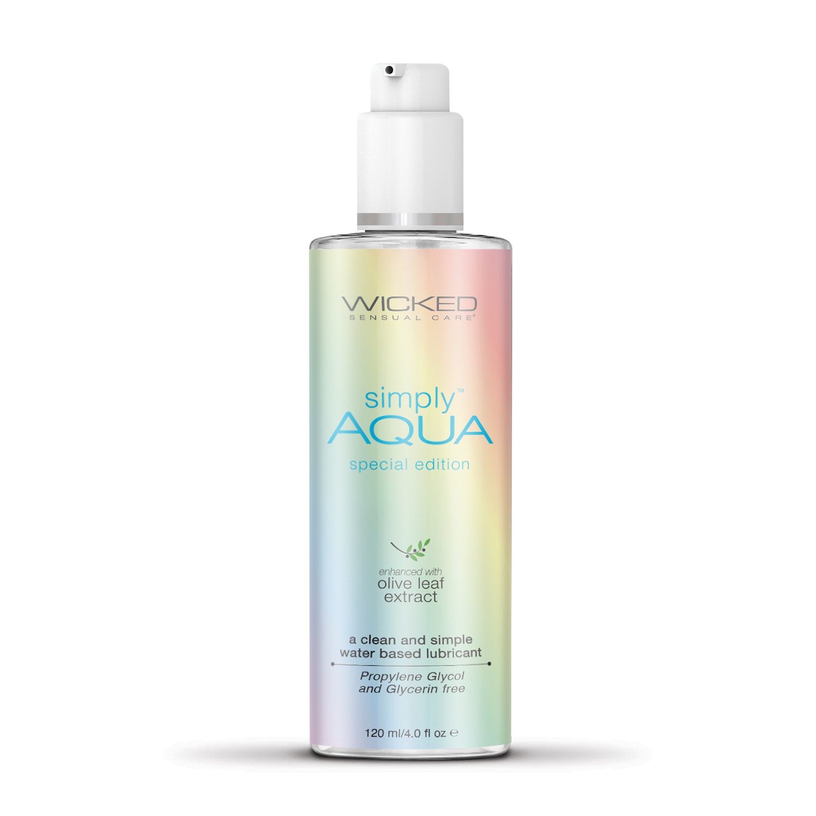 Wicked Simply Aqua Water-Based Lubricant 4 oz