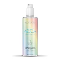 Lubricante a Base de Agua Wicked Simply Aqua - 4 oz