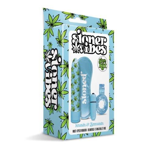 Kit para Guardar Stoner Vibes Kush & Smush - Azul