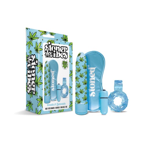 Stoner Vibes Kush & Smush Stash Kit - Blue