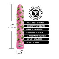 Stoner Vibes Pack A Fatty Multi Speed Vibrator Pink Kush