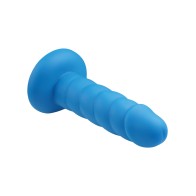 Rock Candy Suga Daddy 5.5" Silicone Dildo - Blue