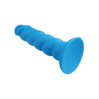 Dildo de Silicona Rock Candy Suga Daddy 7" Azul