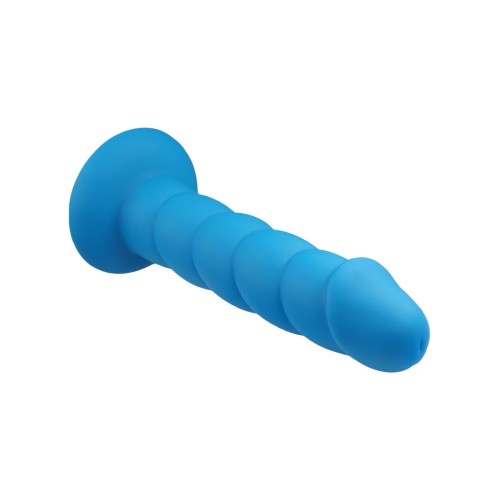 Rock Candy Suga Daddy 8" Silicone Dildo - Blue